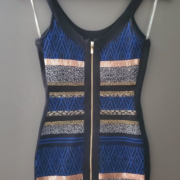 Zipper back Bandage Dress - Picture 2 of 3